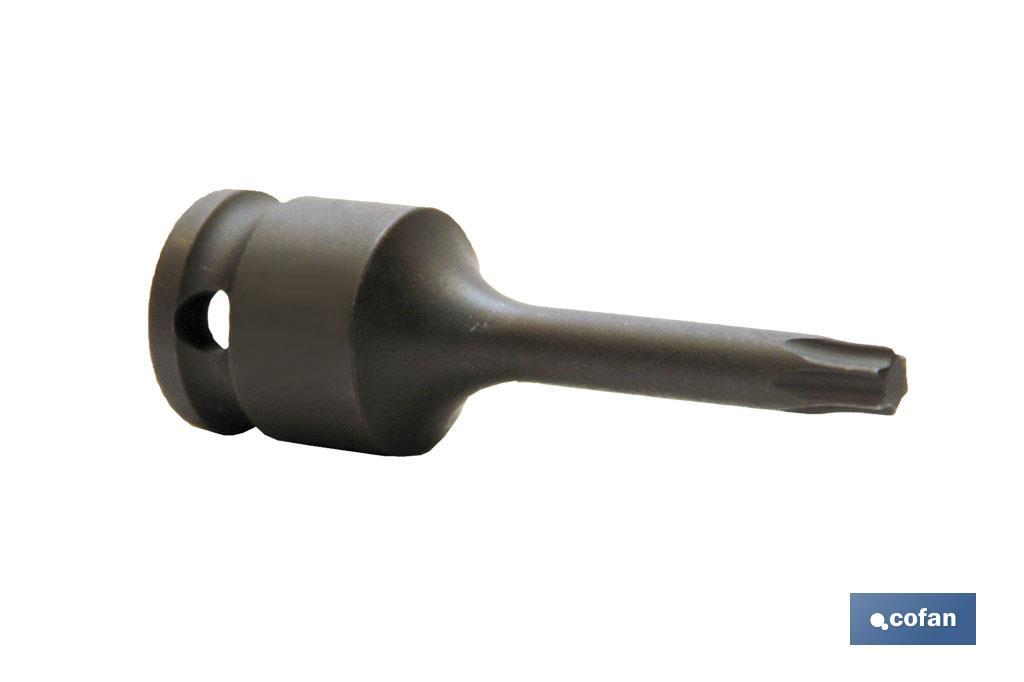 VASO IMPACTO 1/2 TORX MACHO T-55 (PACK: 1 UDS)